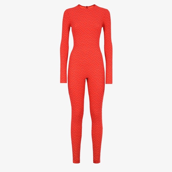 Fendi Pants - Fendi X SKIMS Crewneck Full 1pc Jumpsuit BodySuit Georgia Size 2X Sold Out!